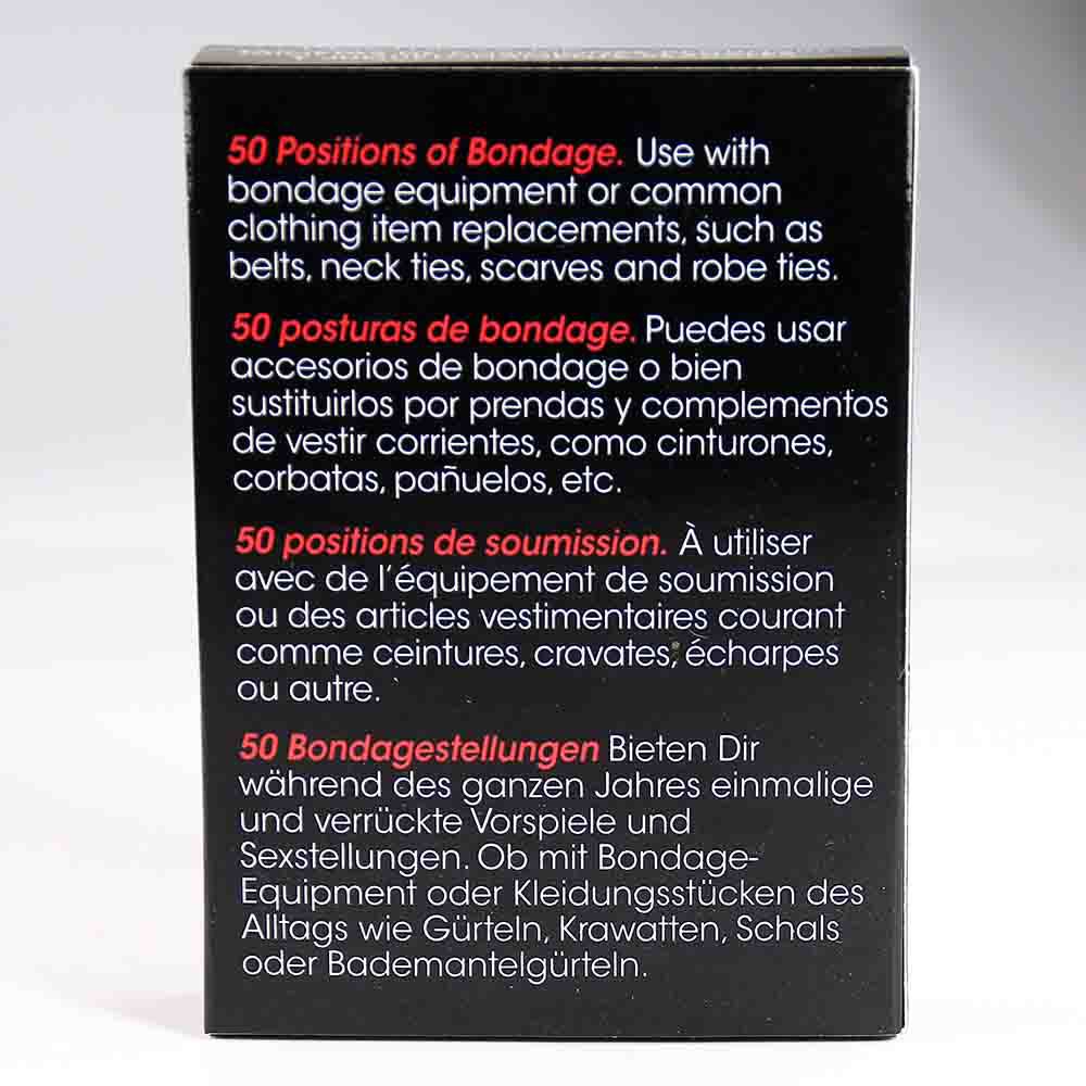 Sexy Game Cards Set- 50 Sexual Positions of Bondage Sex - Image 5