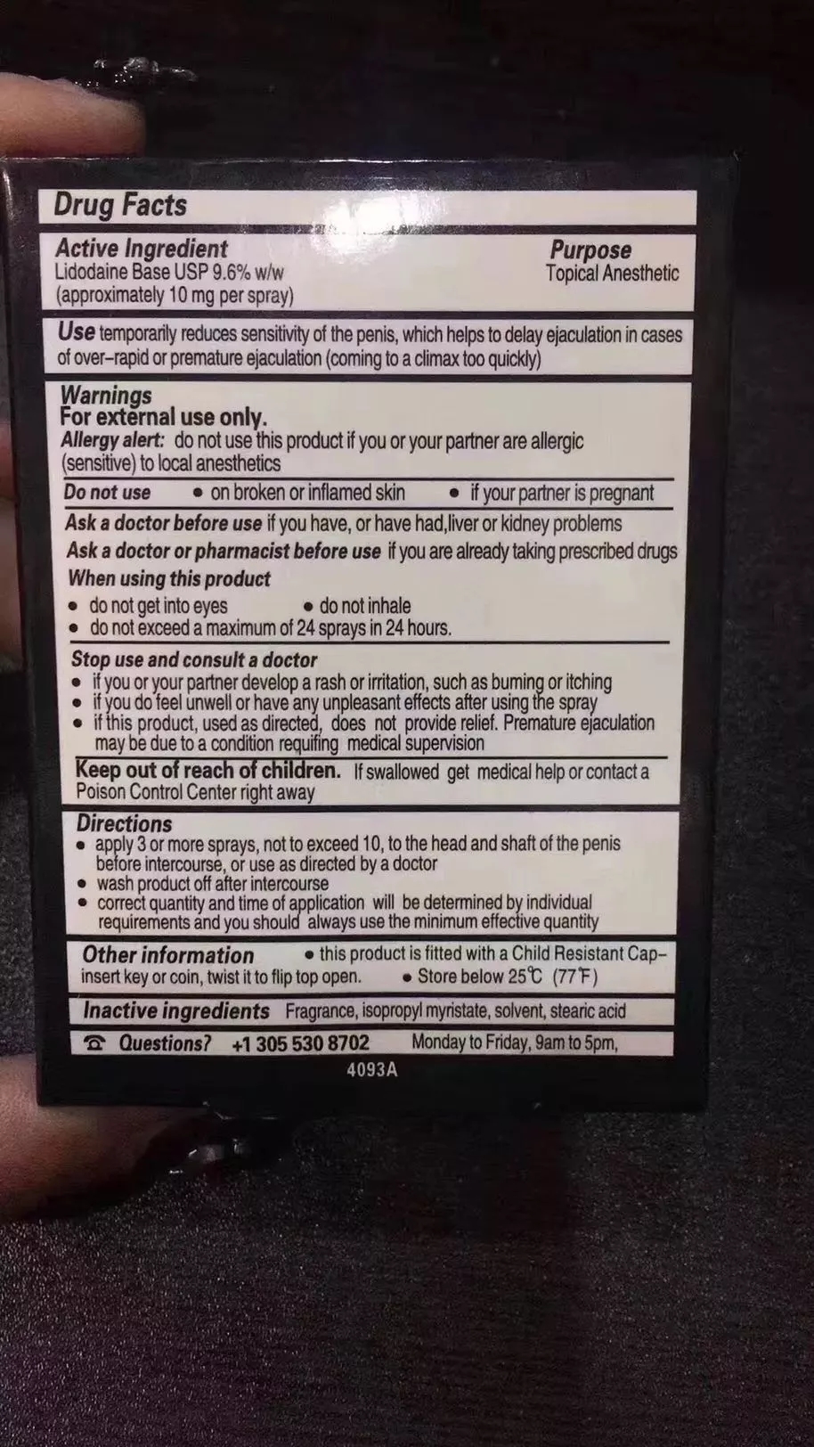 Stud 100 Men Power Sex Spray - Image 2