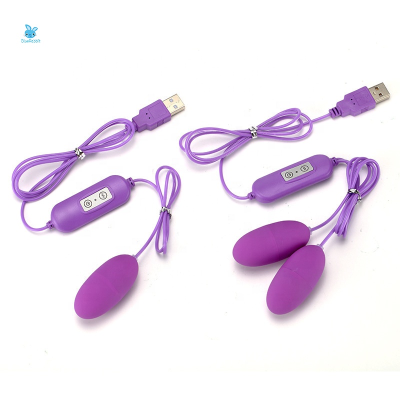 USB Charger Double Egg Bullet Vibrator With Kegel Balls Sex Toy for Woman - Image 7